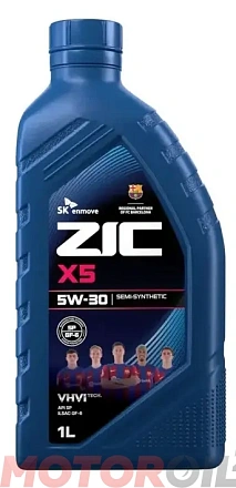 ZIC X5 5W-30 фото 1 ZIC X5 5W-30 preview 1