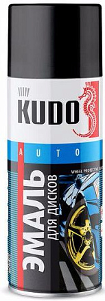 Эмаль для дисков KUDO черная preview 1