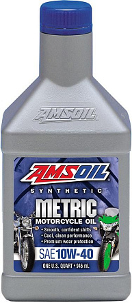 AMSOIL Synthetic Metric Motorcycle Oil 10W-40 фото 2 AMSOIL Synthetic Metric Motorcycle Oil 10W-40 preview 2