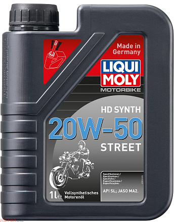 LIQUI MOLY Motorbike HD Synth Street 20W-50 фото 1 LIQUI MOLY Motorbike HD Synth Street 20W-50 preview 1