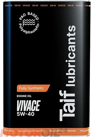 TAIF Vivace 5W-40 фото 1 TAIF Vivace 5W-40 preview 1