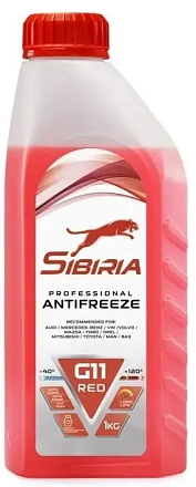 Антифриз красный SIBIRIA G11 preview 1