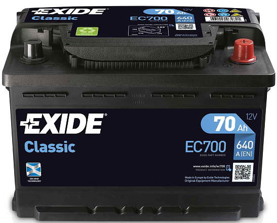 Аккумулятор EXIDE EC700 preview 2