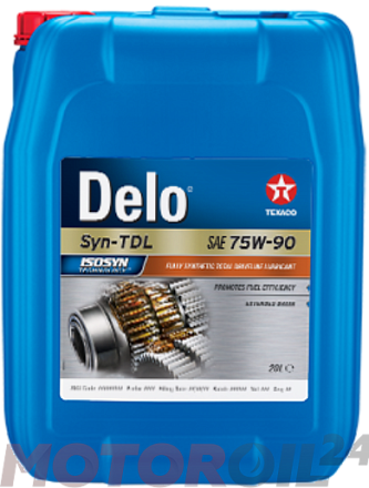 Трансмиссионное масло TEXACO Delo SYN-TDL 75W-90 фото 1 Трансмиссионное масло TEXACO Delo SYN-TDL 75W-90 preview 1