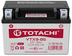 Аккумулятор TOTACHI MOTO YTX9-BS 9 а/ч R