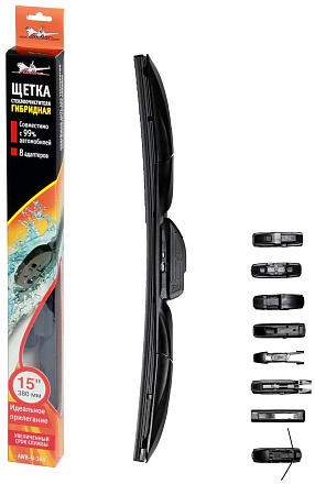 Щетка стеклоочистителя AIRLINE гибридная 380 мм (15)  preview 1