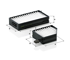 Салонный фильтр MANN CU21002-2