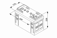 Аккумулятор BOSCH 0092T30350