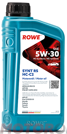 ROWE Hightec Synt RS HC-C2 5W-30 фото 1 ROWE Hightec Synt RS HC-C2 5W-30 preview 1