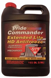 Антифриз готовый красный PRIDE Commander Extended Life HD Antifreeze 
