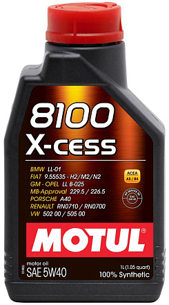 MOTUL 8100 X-cess 5W-40 preview 1