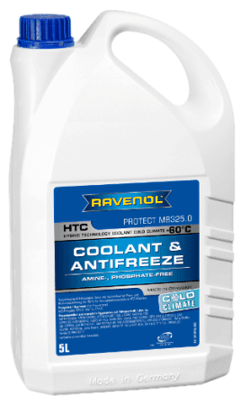 Антифриз готовый синий RAVENOL HTC Cold Climate -60C preview 1