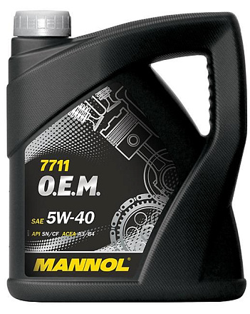 MANNOL 7711 O.E.M. for Daewoo GM 5W-40 preview 1