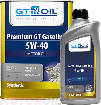 GT-OIL Premium GT Gasoline 5W-40 preview 1