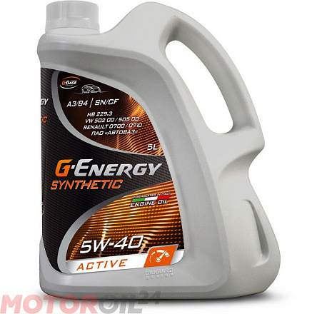 GAZPROMNEFT G-Energy Synthetic Active 5W-40 preview 1